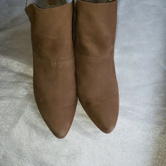 Eileen Fisher Liesel Nubuck Leather Booties Sz 10 - Picture 6 of 12